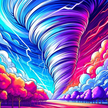 Erkläre warum bilden sich Tornados oft nach heißen Temperaturen?
