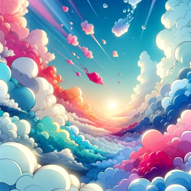 Erkläre warum bleiben die Wolken in der Luft schweben?