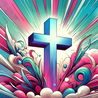 Erkläre warum das Kreuzsymbol mit der christlichen Religion verbunden ist.