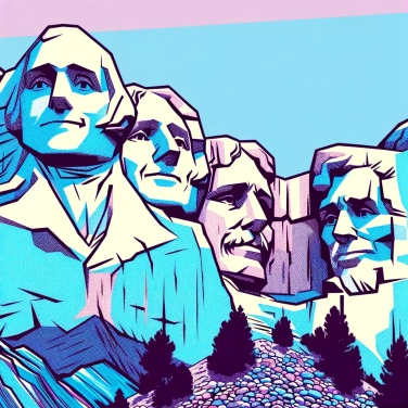 Erkläre warum der Mount Rushmore ausgeschnitzt wurde?