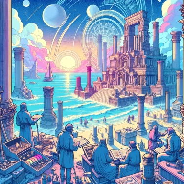 Erkläre warum der Mythos von Atlantis die Forscher weiterhin fasziniert?