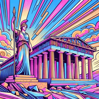 Erkläre warum der Parthenon der Göttin Athene gewidmet wurde.