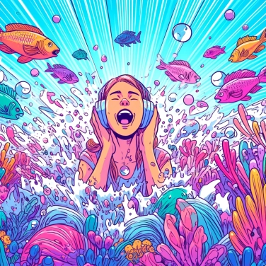 Erkläre warum der Ton unter Wasser lauter ist?