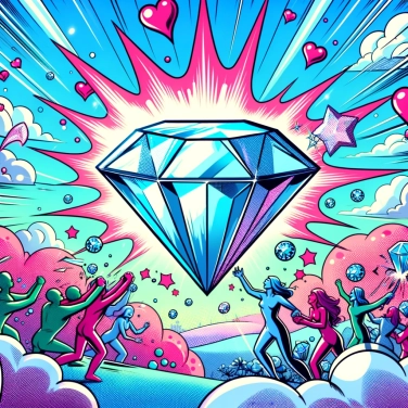 Erkläre warum Diamanten so hart sind?