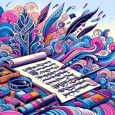 Erkläre warum die Kalligraphie eine wichtige Rolle in der Geschichte des Schreibens und der Literatur gespielt hat?