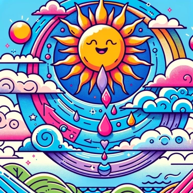 Erkläre warum die Sonne für den Wasserkreislauf unerlässlich ist?