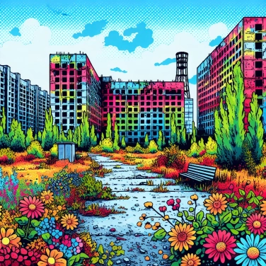 Erkläre warum die Stadt Pripyat (in der Ukraine) immer noch verlassen ist nach Tschernobyl?