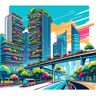 Erkläre warum die Stadt Singapur massiv in die Natur in der Stadt investiert?