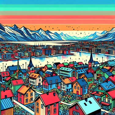 Erkläre warum die Stadt Tromsø (in Norwegen) monatelang ohne Sonne auskommt?