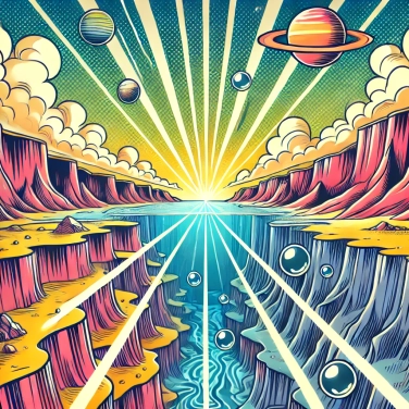 Erkläre warum die Unterwasser-Canyons mit denen an Land vergleichbar sind.