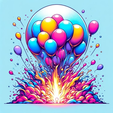 Erkläre warum die Wärme Luftballons zum Aufblasen bringt.