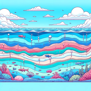 Erkläre warum die Wassertemperatur im Ozean in verschiedenen Tiefen variiert?