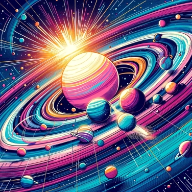 Erkläre warum drehen sich die Planeten um die Sonne?