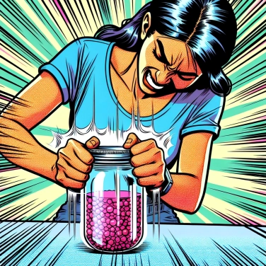 Erkläre warum ein Vakuumglas sich beim Öffnen trotz Drehens des Deckels nicht öffnen lässt?