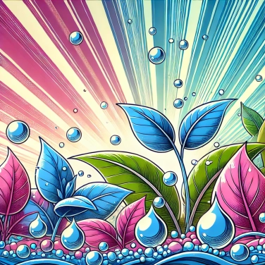 Erkläre warum einige Pflanzenblätter hydrophob sind?