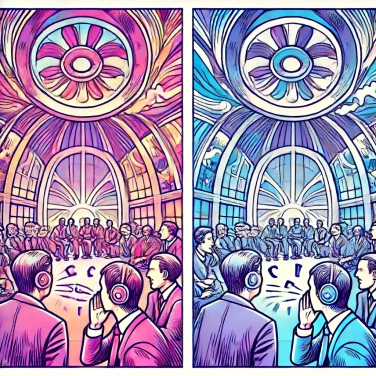 Erkläre warum erscheinen Flüstern und leise Stimmen in bestimmten akustischen Bedingungen klarer?