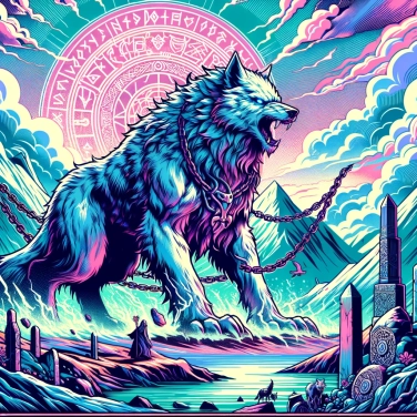 Erkläre warum fürchteten die Wikinger den Wolf Fenrir aus ihren Legenden?