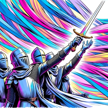 Erkläre warum gaben mittelalterliche Ritter Namen an ihre Schwerter?