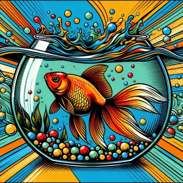 Erkläre warum Goldfische in einem Glas ohne Pumpe überleben können?