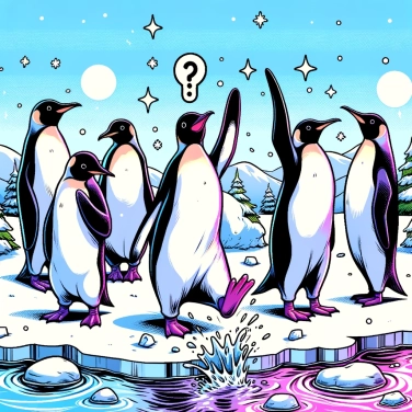 Erkläre warum haben Pinguine keine kalten Füße auf dem Eis?