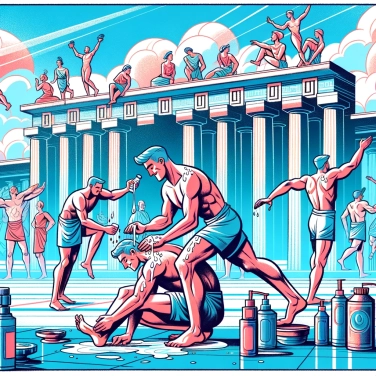 Erkläre warum haben sich die alten Griechen vor sportlichen Wettkämpfen mit Olivenöl eingerieben?