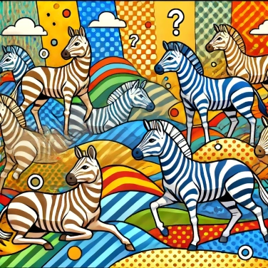 Erkläre warum haben Zebras Streifen?
