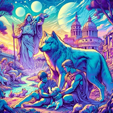 Erkläre warum hat die Geschichte von Romulus und Remus die Gründung Roms geprägt?