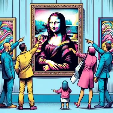 Erkläre warum hat die Mona Lisa von Leonardo da Vinci ein so rätselhaftes Lächeln?