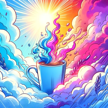 Erkläre warum ist der Kaffee oft heißer als die Lufttemperatur?
