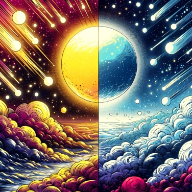 Erkläre warum ist die Sonne gelb, während die Sterne weiß sind?