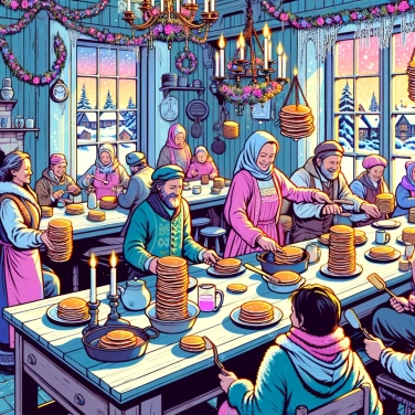 Erkläre warum ist die Tradition, an Maria Lichtmess Pfannkuchen zu essen, entstanden?