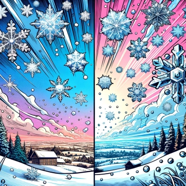 Erkläre warum ist Schnee weiß und nicht transparent?