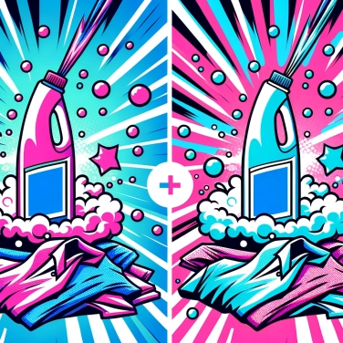 Erkläre warum kann Bleichmittel Kleidung bleichen?