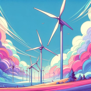 Erkläre warum kann der Wind die Windräder drehen lassen, um Strom zu erzeugen?