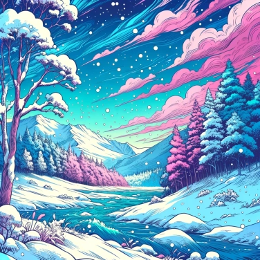 Erkläre warum kann Schnee manchmal blau erscheinen?