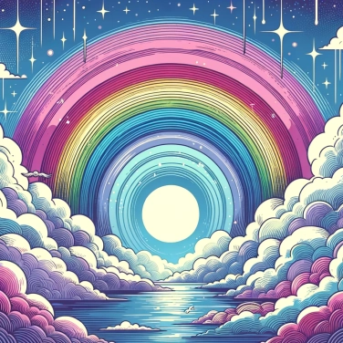 Erkläre warum können Regenbögen manchmal vollständige Kreise bilden?
