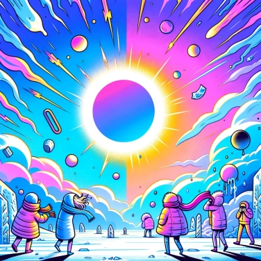 Erkläre warum können Sonnenfinsternisse die Temperatur schnell ändern?