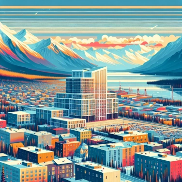 Erkläre warum konzentriert sich fast die gesamte Bevölkerung der Stadt Whittier (in Alaska, USA) in einem einzigen Gebäude?