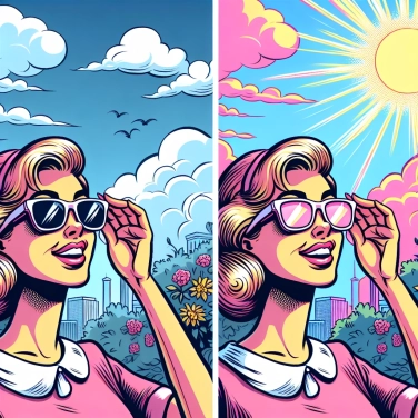 Erkläre warum man die Augen zusammenkneift, um bei hellem Sonnenlicht besser sehen zu können?