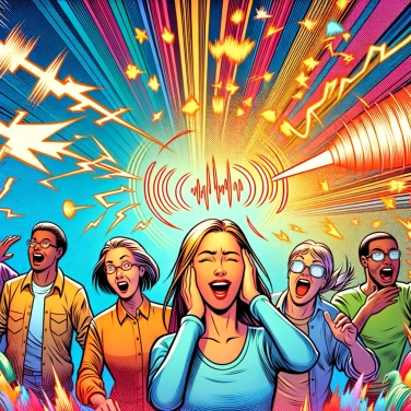 Erkläre warum manche Menschen Ultraschalltöne hören können, die für die meisten unhörbar sind.