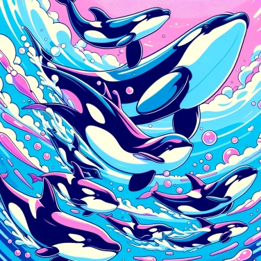 Erkläre warum Orcas in Gruppen jagen?