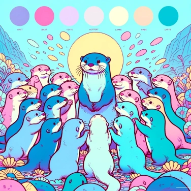 Erkläre warum Otter sich in Gruppen organisieren?