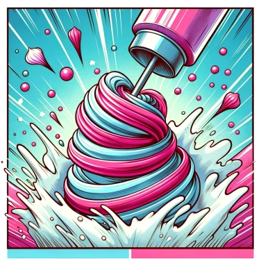 Erkläre warum schäumt Sahne auf, wenn man sie schlägt?