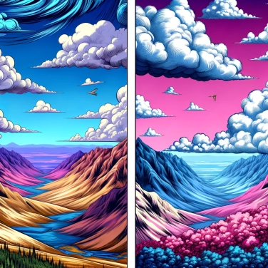 Erkläre warum scheinen die Wolken in den Bergen niedriger zu liegen als in der Ebene?