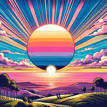 Erkläre warum scheint die Sonne am Horizont größer zu sein?