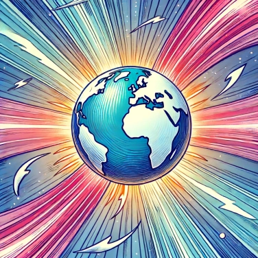 Erkläre warum schützt das Erdmagnetfeld die Erde vor Sonnenwinden?