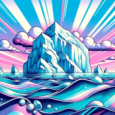 Erkläre warum schweben Eisberge auf dem Wasser?