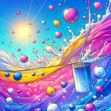 Erkläre warum schwimmt Öl auf Wasser?