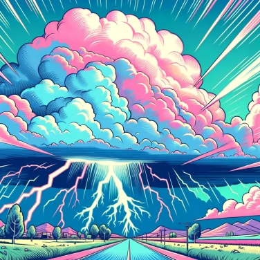 Erkläre warum sind Cumulonimbus-Wolken mit gewaltsamen Wetterphänomenen verbunden?