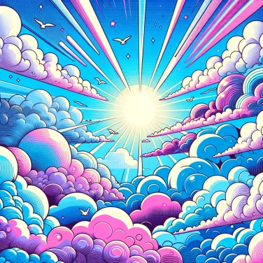 Erkläre warum sind Wolken scheinbar weiß?